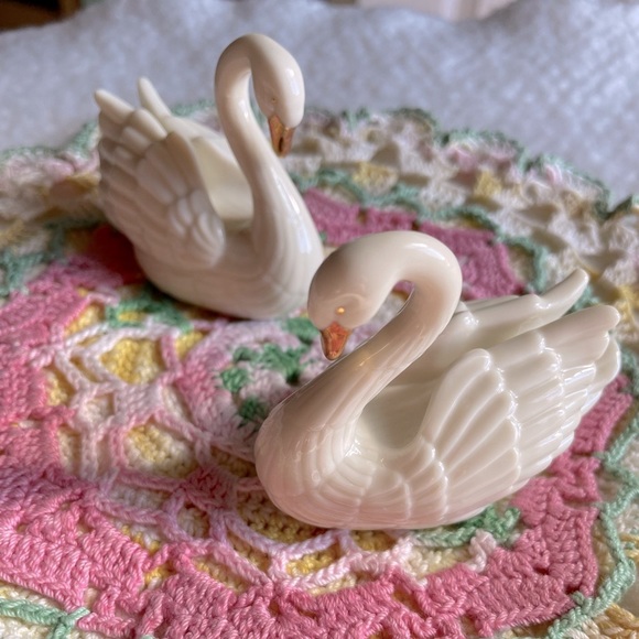 Lenox Accents Vintage Lenox Swan Set Lowest Poshmark